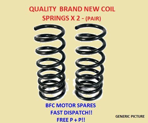 FORD FOCUS MK1 FRONT COIL SPRINGS PAIR