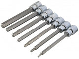 7 Pce 3/8" Drive Extra Long Hex Socket Bit Set (H3-H10) 01516