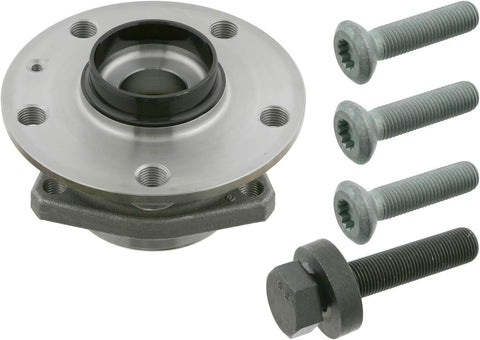 febi bilstein 27342 Wheel Bearing Kit with wheel hub, drive shaft screw and fastening screws, pack of one