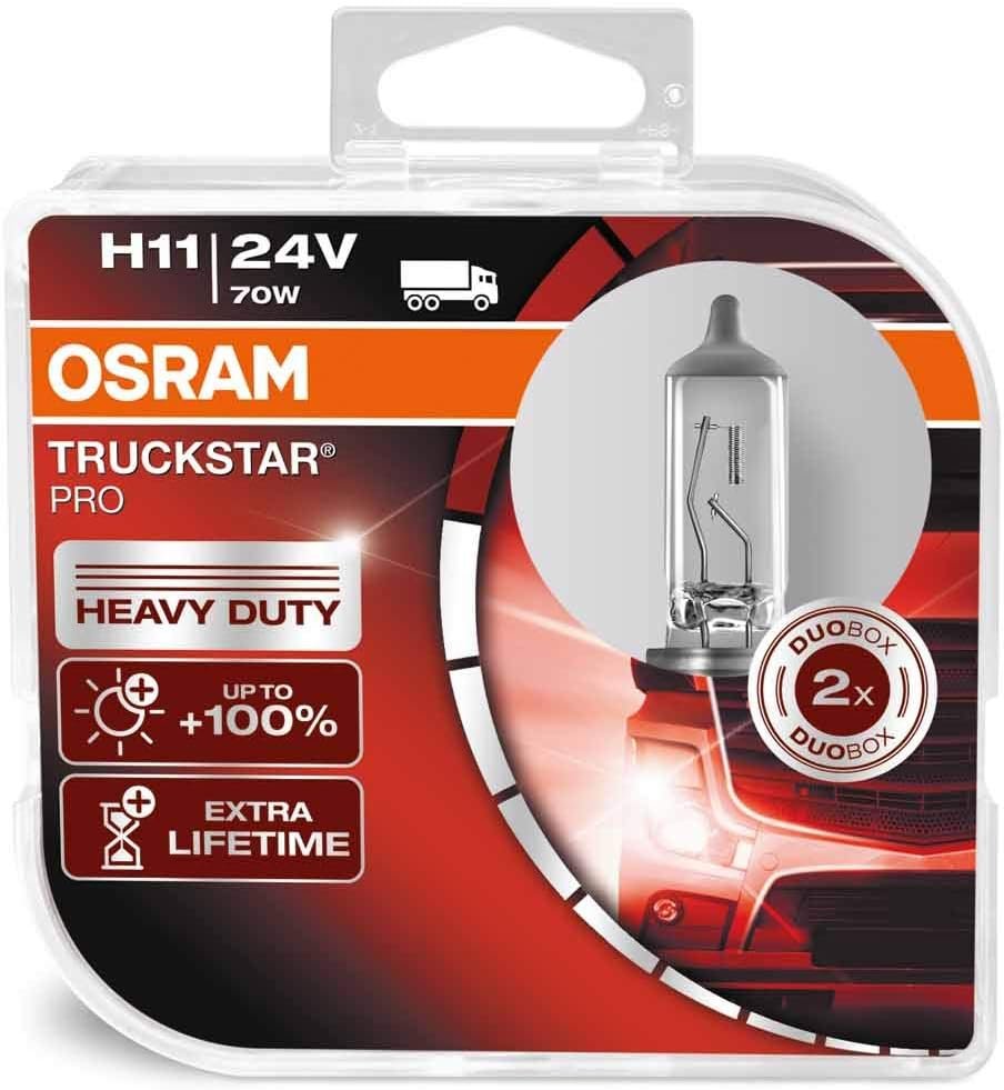 OSRAM TRUCKSTAR PRO H11 halogen headlamp, 64216TSP-HCB, 24 V commercia –  BFC Motor Parts