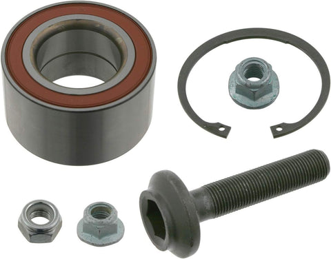 febi bilstein 23370 Wheel Bearing Kit with drive shaft screw, nuts and circlip, pack of one