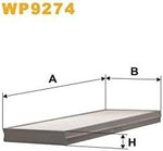 Wix Filters WP9274 Cabin Air Filter