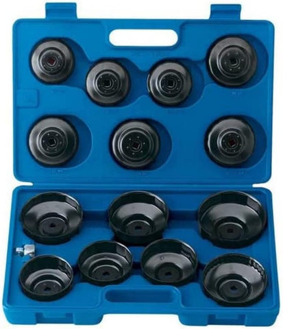 Draper 40105 Expert Oil Filter Cup Socket Set, 15 Pieces