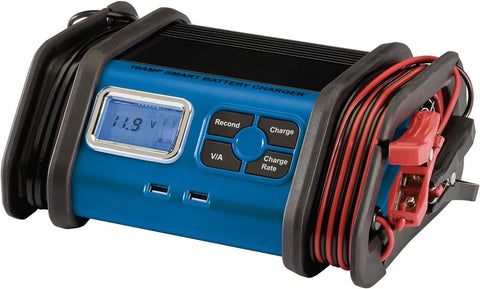 Draper 53168 12V Battery Starter/Charger, 10A