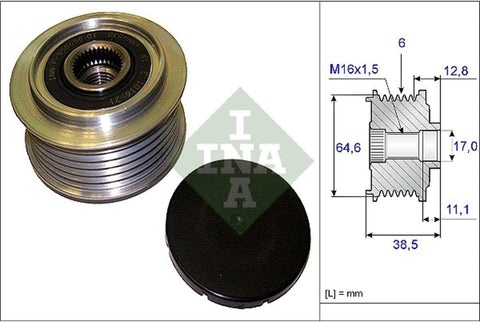 LUK 535020110 Freewheel Clutch: alternator