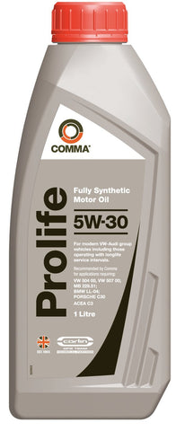 Comma PRO1L 1L Prolife Fully Synthetic 5W30 Motor Oil