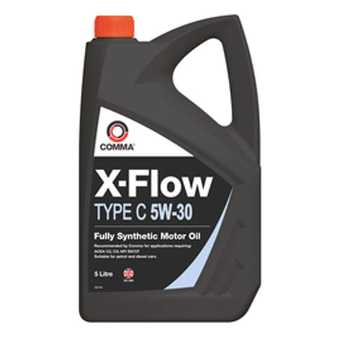 Comma X-Flow Type C 5w-30 5w30 Fully Synthetic Car Engine Oil - 5 Litres 5L