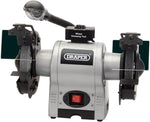 Draper 05097 200mm 550W 230V Heavy Duty Bench Grinder with Worklight