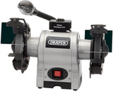 Draper 05097 200mm 550W 230V Heavy Duty Bench Grinder with Worklight