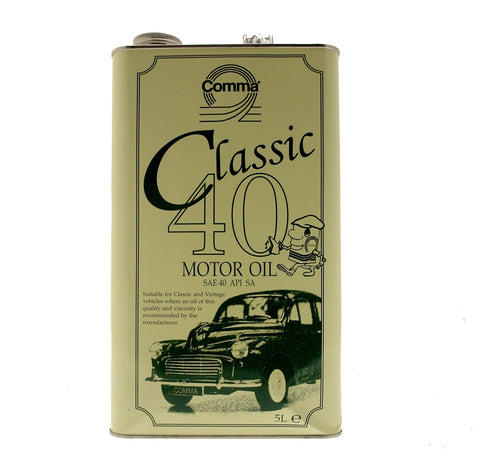 Comma CLASSIC SAE40 Motor Oil COM-CLA405L 5Litre