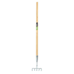 Draper 09985 Long Handled Steel Narrow Rake, Silver, One Size