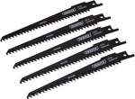 Draper 43430 Reciprocating Saw Blades for Wood and Plastic Cutting, 150mm, 6tpi (Pack of 5)