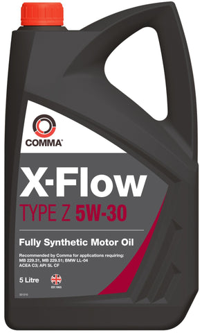 COMMA XFZ5L X-Flow Type Z 5W30 Oil, 5 Liter