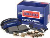 Borg & Beck BBP2214 Rear Brake Pads - Includes Wear Indicators/Leads (Bosch)