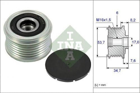 LUK 535022410 Freewheel Clutch: alternator
