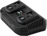 Draper 92239 D20 20V Li-Ion Twin Battery Charger