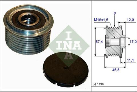 LUK 535006910 Freewheel Clutch: alternator