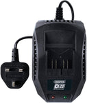 Draper 97914 D20 20V Li-ion Battery Charger, Black