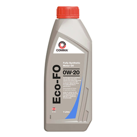 Comma Eco-FO 0w-20 0w20 Fully Synthetic Car Engine Oil - 1 Litre 1L