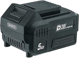 Draper 55907 D20 20V Lithium Battery (5.0Ah)