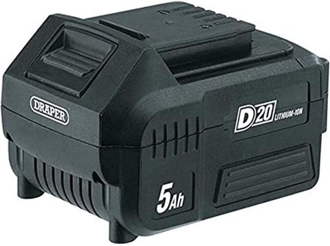Draper 55907 D20 20V Lithium Battery (5.0Ah)