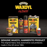 Waxoyl Car Underseal and Rust Protection. The Original Rustproofing for Cars by Hammerite, Rust Inhibitor and Rust Converter for Classic Car Care. Waxoyl Clear 1Ltr Schutz Can