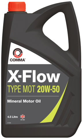 Comma XFMOT1G X-Flow Type Mot 20W50, 4.5 Liter