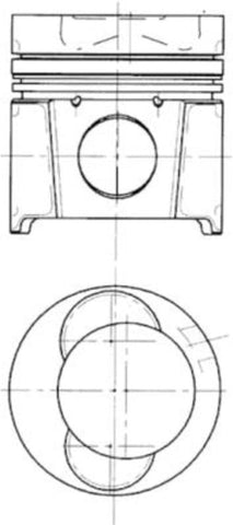 KS KOLBENSCHMIDT 94 487 600 Piston