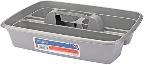 Draper 24776 Cleaning Compartment Caddy/Tote Tray, 40cmx 30cmx 13cm, Grey