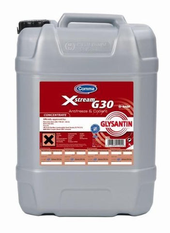 COSAN LUBRICANTS Comma XSR20L Xstream G30 Concentrate Antifreeze, 20 Liter