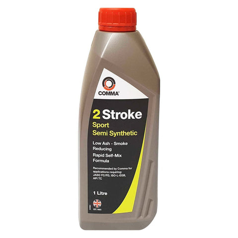 Comma TSTSS1L 1L Two Wheel 2 Stroke Semi Synthetic Motor Oil