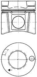 KS Kolbenschmidt 94 512 600 piston