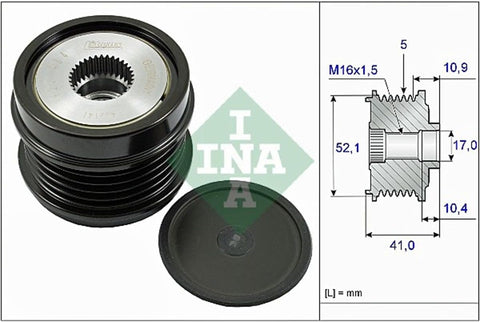 INA 535027210 Alternator Pulley VL
