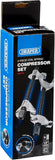 Draper 68615 Coil Spring Compressors (Pack of 2) , Blue