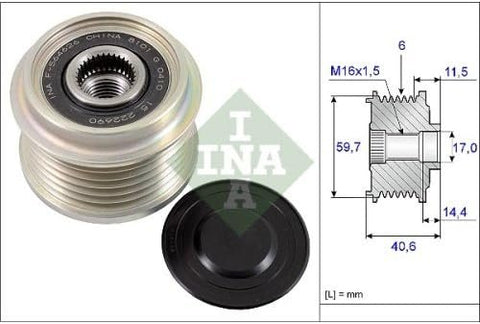 LUK 535022710 Freewheel Clutch: alternator