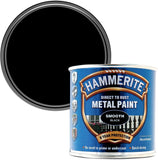 Hammerite Paint Direct to Rust Exterior Gloss Dark Green Metal Paint, Smooth Finish. Corrosion Resistant Green Gloss Paint and Rust Remover, 8 Year Protection - 250ml Tin 1.25 SqM Coverage