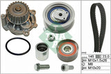 INA Water Pump & Timing Belt Kit 530037430 For AUDI A4 2 ltr
