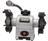 Draper 05097 200mm 550W 230V Heavy Duty Bench Grinder with Worklight