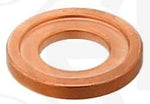 ELRING Sealing Ring Nozzle Holder 585.080 for Doruk for Series 200 2 mm Copper 7.2 mm
