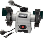 Draper 05097 200mm 550W 230V Heavy Duty Bench Grinder with Worklight