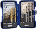 15 Piece Masonry Drill Bit Set with Case - Draper 18550 - Made From Carbride for Concrete and Brick Drills