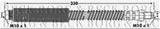 Borg & Beck Brake Hose Fits: Peugeot 206 98-