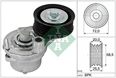Ina Belt Tensioner, V-Ribbed Belt 534 0703 10