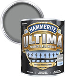 Hammerite Ultima Smooth Metal Paint - 750ml - Light Grey