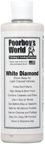 Poorboys White Diamond Show Car Glaze Kit **COMES WITH APPLICATOR PAD & MICROFIBRE POLISHING CLOTH**