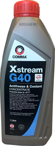 Comma XSG401L XstreAM G40 Conc Antifrze Coolant, 1 Liter, Violet