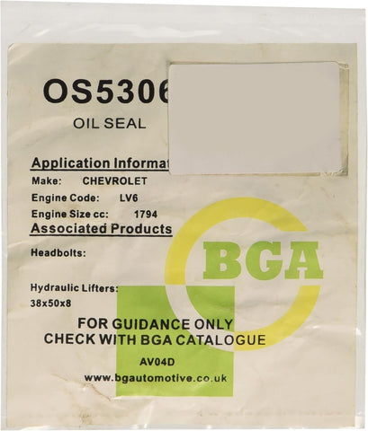 BGA OS5306 Seals & Bearings