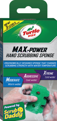 Turtle Wax MAX Power Hand Scrubbing Sponge -