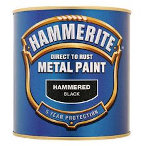 Hammerite 047 HAMMERED METAL PAINT BLACK 2.5L