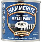 Hammerite Smooth Cream Metal Paint 250ml